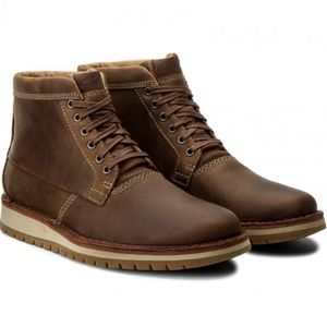 clarks varby top brown